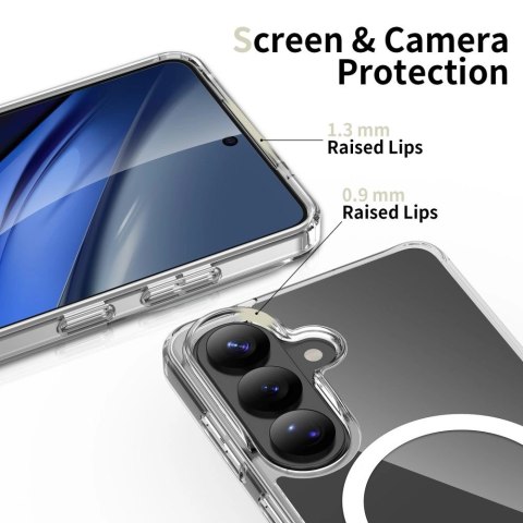 Etui Tech-Protect FlexAir Hybrid MagSafe na Samsung Galaxy S26+ - przezroczyste