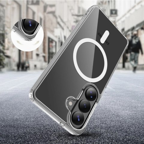 Etui Tech-Protect FlexAir Hybrid MagSafe na Samsung Galaxy S26+ - przezroczyste