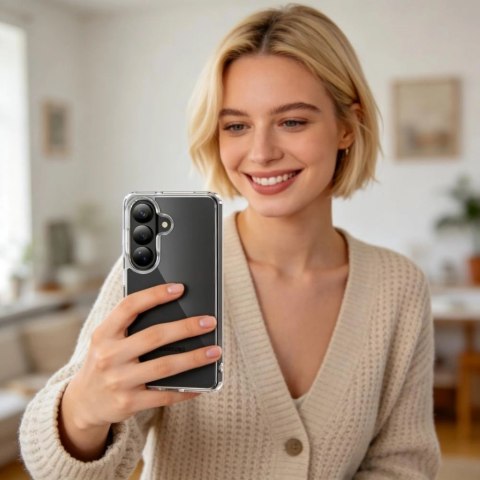 Etui Tech-Protect FlexAir Hybrid na Samsung Galaxy S26 - przezrozyste