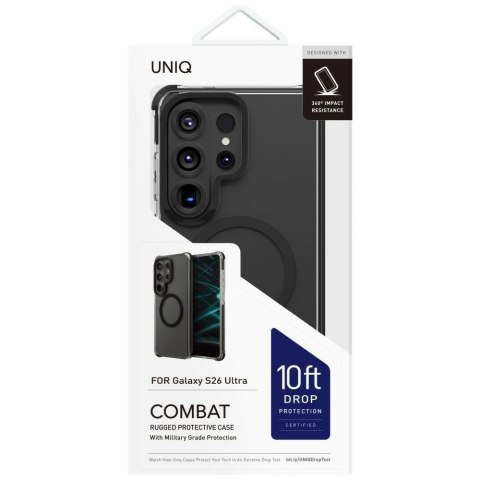 Etui UNIQ Combat na Samsung Galaxy S26 Ultra Magclick Charging - czarne