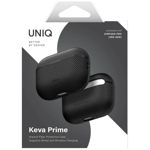 Etui UNIQ Keva Prime na AirPods Pro 3 - czarne