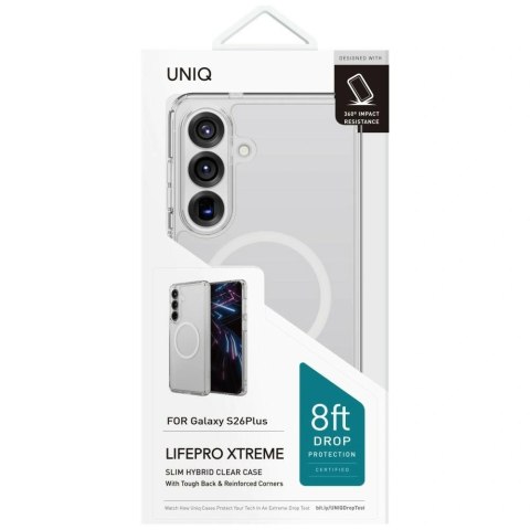 Etui UNIQ LifePro Xtreme na Samsung Galaxy S26+ Magclick Charging - przezroczyste