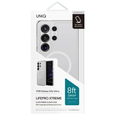 Etui UNIQ LifePro Xtreme na Samsung Galaxy S26 Ultra Magclick Charging - przezroczyste