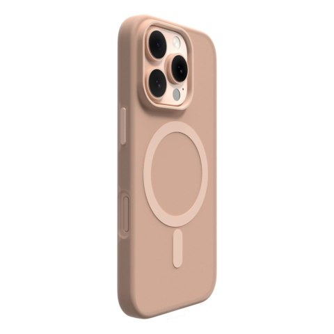 Etui silikonowe Puro Daylight MagSafe do iPhone 16 Pro Max - beżowe
