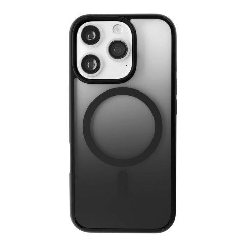 Etui silikonowe Puro Gradient MagSafe do iPhone 16 Pro Max - czarne
