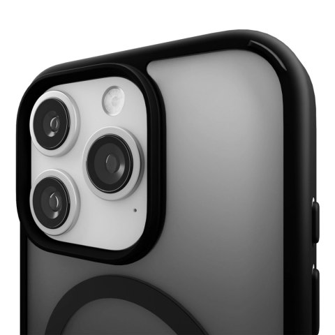 Etui silikonowe Puro Gradient MagSafe do iPhone 16 Pro Max - czarne