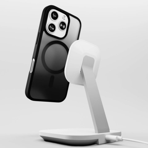 Etui silikonowe Puro Gradient MagSafe do iPhone 16 Pro Max - czarne
