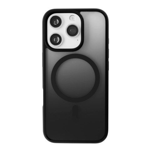 Etui silikonowe Puro Gradient MagSafe do iPhone 16 Pro - czarne