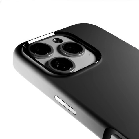 Etui silikonowe Puro Icon Mag Pro MagSafe do iPhone 16 Pro - ciemnoszare