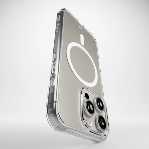 Etui silikonowe Puro Impact Clear D3O MagSafe do iPhone 16 Pro Max - przezroczyste