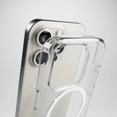 Etui silikonowe Puro Impact Clear D3O MagSafe do iPhone 16 Pro Max - przezroczyste