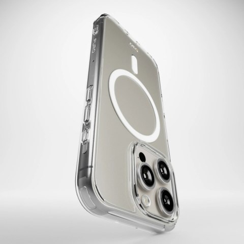 Etui silikonowe Puro Impact Clear D3O MagSafe do iPhone 16 Pro - przezroczyste
