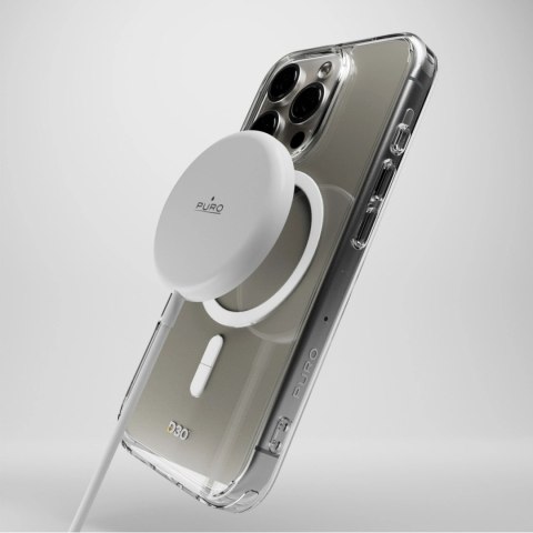 Etui silikonowe Puro Impact Clear D3O MagSafe do iPhone 16 Pro - przezroczyste