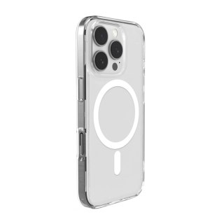 Etui silikonowe Puro Lite Mag MagSafe do iPhone 16 Pro - przezroczyste