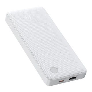 Powerbank Baseus Airpow Lite 10000mAh 15W z kablem Baseus Simple USB-A - USB-C 30cm - biały