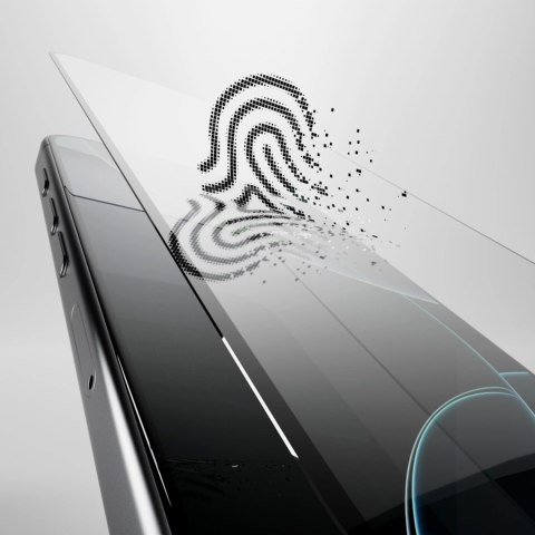 Szkło hybrydowe Puro Flexible Glass D3O z czarną ramką do iPhone 16 Pro