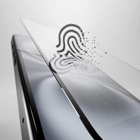 Szkło hybrydowe Puro Flexible Glass D3O z czarną ramką do iPhone 16 / iPhone 15 / iPhone 15 Pro