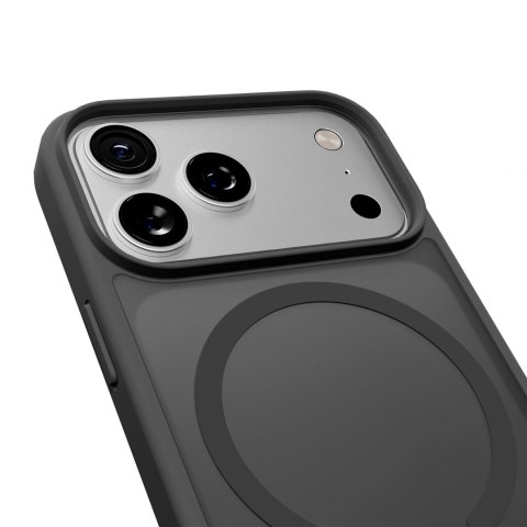 Etui Puro Gradient TPU kompatybilne z MagSafe na iPhone 17 Pro Max - szare