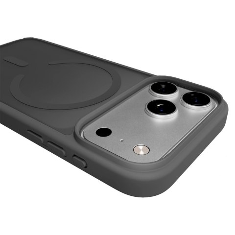 Etui Puro Gradient TPU kompatybilne z MagSafe na iPhone 17 Pro - szare