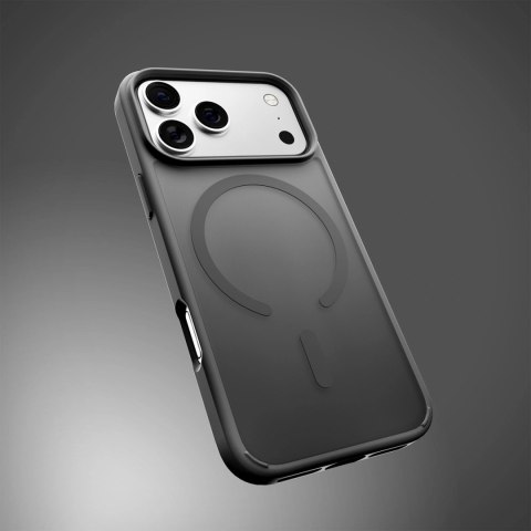 Etui Puro Gradient TPU kompatybilne z MagSafe na iPhone 17 Pro - szare