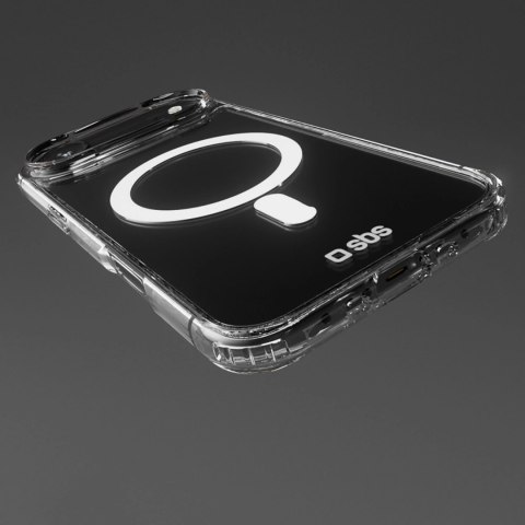 Etui SBS Extreme Mag z technologią D3O na iPhone 17 Air - przezroczyste