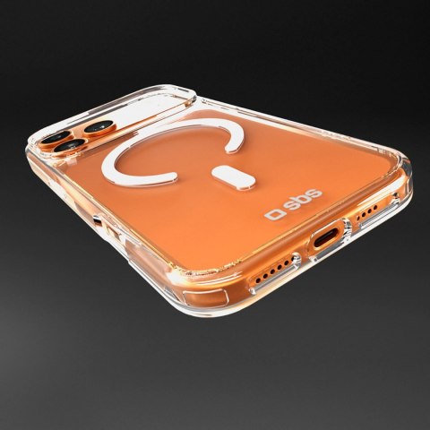 Etui SBS Extreme Mag z technologią D3O na iPhone 17 Pro Max - przezroczyste