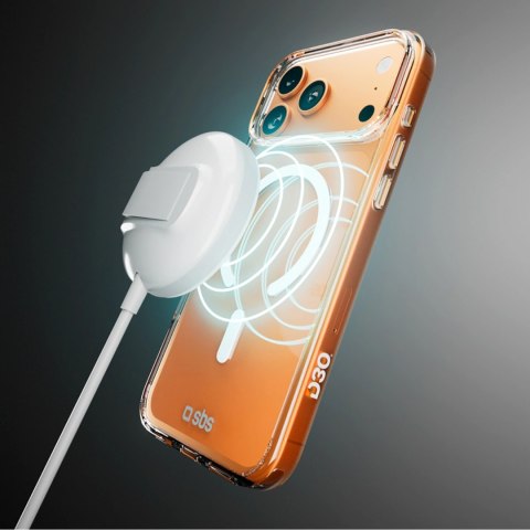 Etui SBS Extreme Mag z technologią D3O na iPhone 17 Pro - przezroczyste