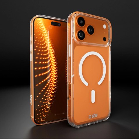Etui SBS Extreme Mag z technologią D3O na iPhone 17 Pro - przezroczyste