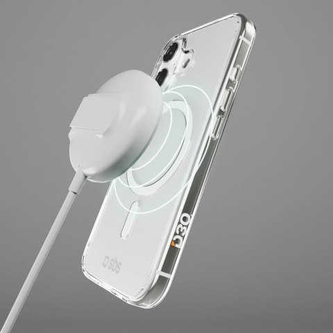 Etui SBS Extreme Mag z technologią D3O na iPhone 17 - przezroczyste