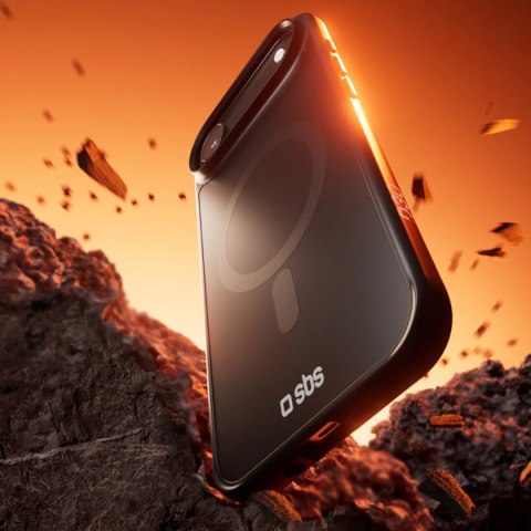 Etui SBS Full Active Mag z technologią D3O na iPhone 17 Air - czarne