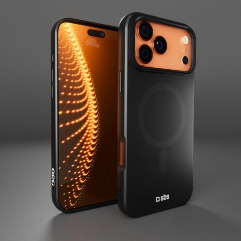 Etui SBS Full Active Mag z technologią D3O na iPhone 17 Pro Max - czarne
