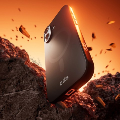 Etui SBS Full Active Mag z technologią D3O na iPhone 17 - czarne