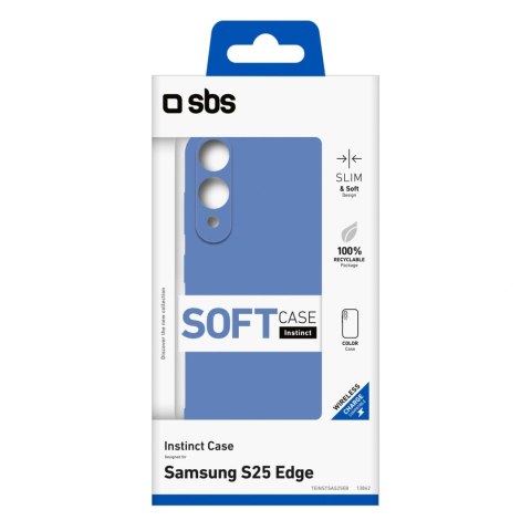 Etui SBS Instinct na Samsung Galaxy S25 Edge - niebieskie