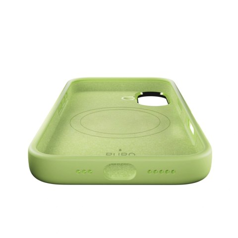 Etui silikonowe Pure Icon Mag Pro Liquid Silicone na iPhone 17 kompatybilne z MagSafe, z ochroną aparatu i aluminiowymi przycisk