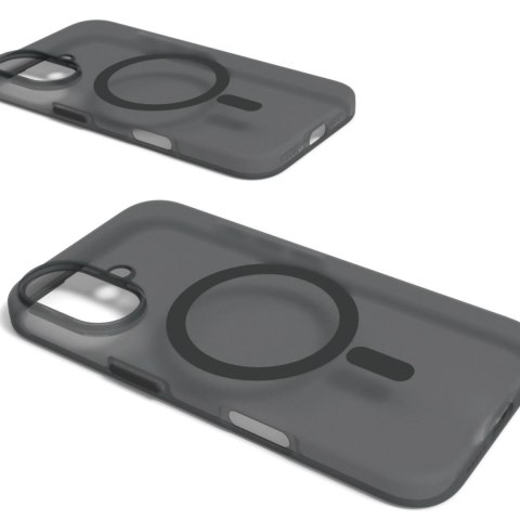 Etui silikonowe Puro Daylight MagSafe do iPhone 16 - czarne