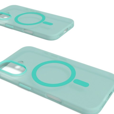 Etui silikonowe Puro Daylight MagSafe do iPhone 16 - zielone