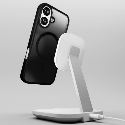 Etui silikonowe Puro Gradient MagSafe do iPhone 16 - czarne