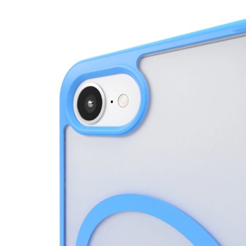 Etui silikonowe Puro Gradient MagSafe do iPhone 16e - niebieskie