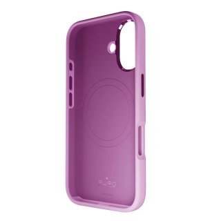 Etui silikonowe Puro Icon Mag Pro MagSafe do iPhone 16 - różowe