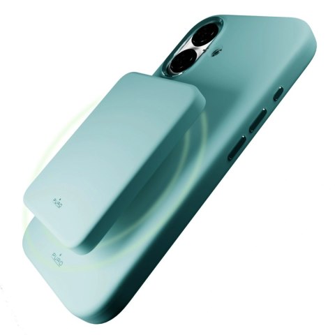 Etui silikonowe Puro Icon Mag Pro MagSafe do iPhone 16 - zielone