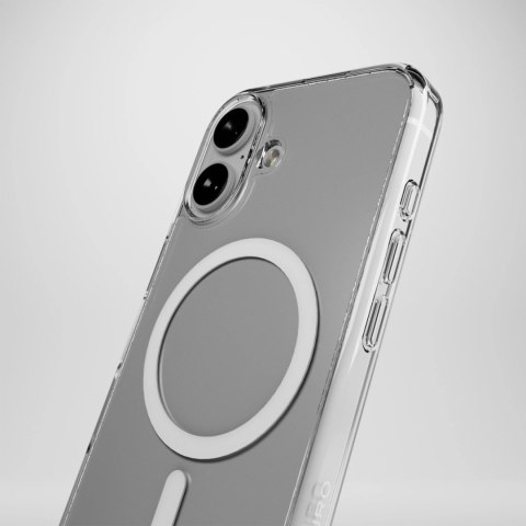 Etui silikonowe Puro Impact Clear D3O MagSafe do iPhone 16 - przezroczyste