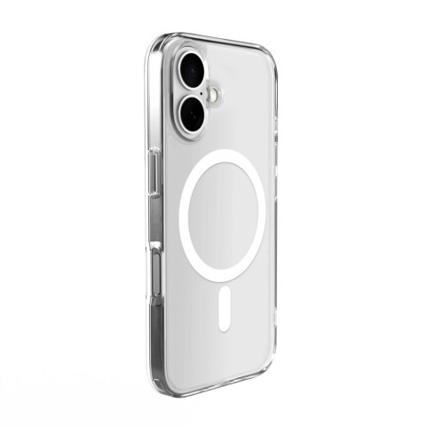 Etui silikonowe Puro Lite Mag MagSafe do iPhone 16 - przezroczyste