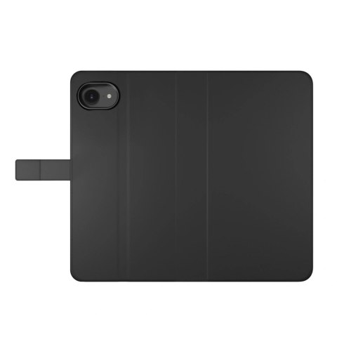 Etui z ekoskóry Puro Booklet Case z klapką i portfelem do iPhone 16e - czarne