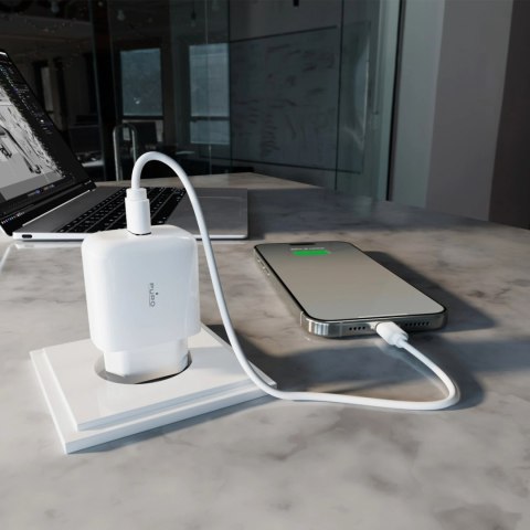 Ładowarka sieciowa Puro PROLITE 10W USB-A - biała