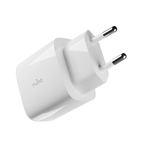 Ładowarka sieciowa Puro PROLITE 20W USB-C - biała