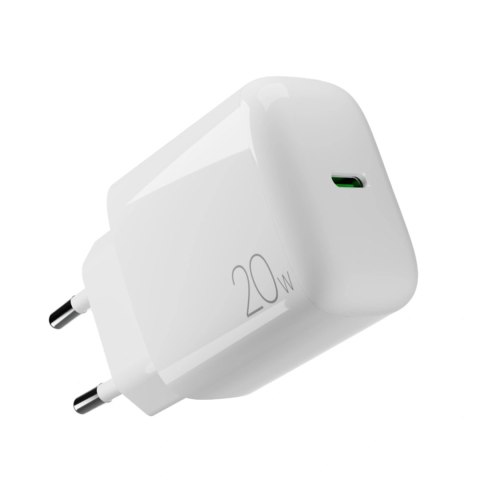 Ładowarka sieciowa Puro PROLITE 20W USB-C - biała
