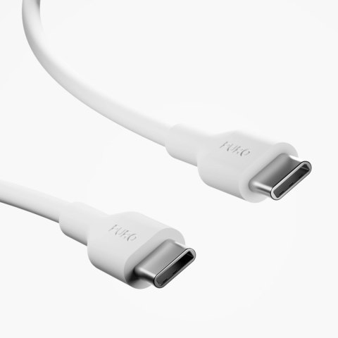 Ładowarka sieciowa Puro PROLITE 25W USB-A / USB-C + kabel USB-C - USB-C 1.2m - biała