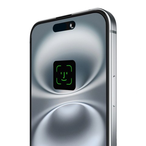 Szkło hartowane Puro Frame Tempered Glass z ramką do iPhone 16 Plus