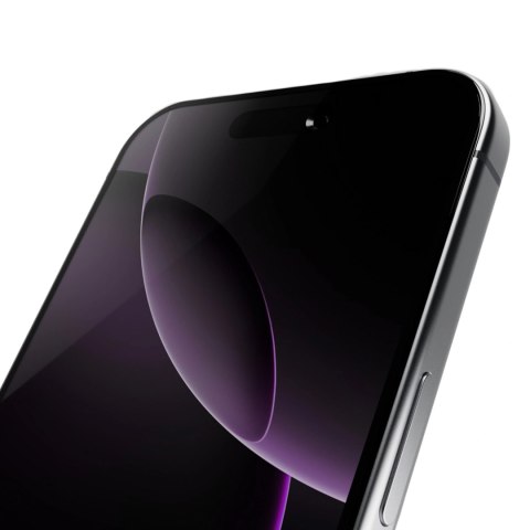 Szkło hartowane Puro Frame Tempered Glass z ramką do iPhone 16 Pro