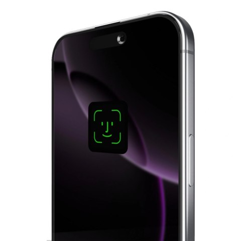 Szkło hartowane Puro Frame Tempered Glass z ramką do iPhone 16 Pro